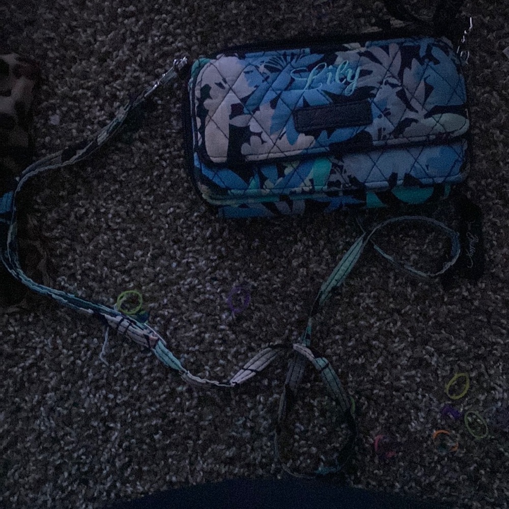 Lily name embroidered Vera Bradley Crossbody